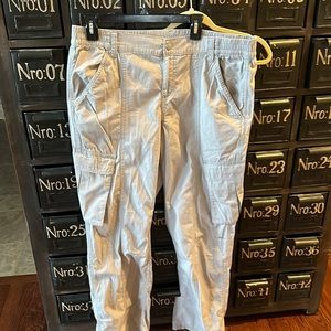 H & M divided NWT light grey cargos